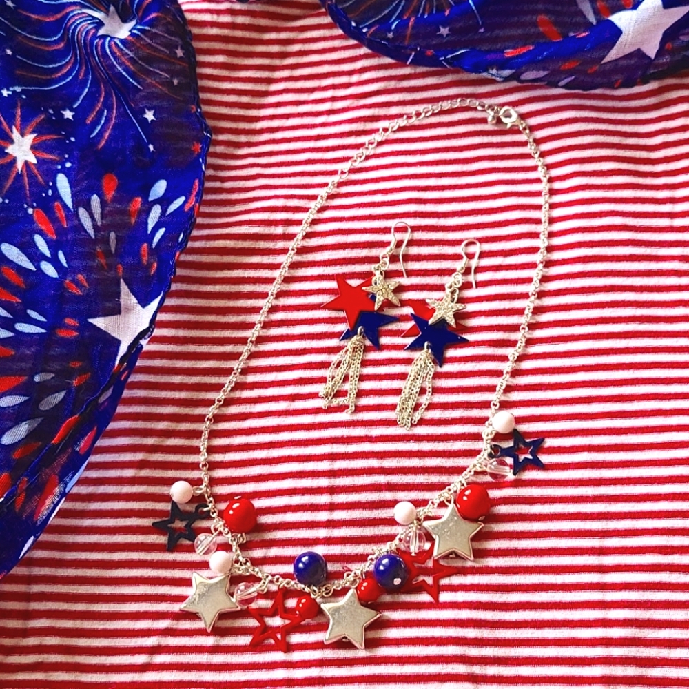 Starry Necklace and Earring Set